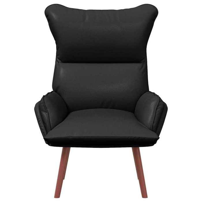 TOP 2026 Chaise Relax - 1 place Fauteuil - Noir 69x74x93 cm Cuir artificiel FF5012