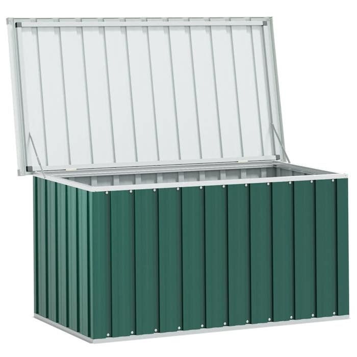 Promotion mars * COFFRE DE JARDIN - YUNYAN - Coffre de rangement de jardin - MEUBLE JARDIN - Vert 129x67x65cm _5695773