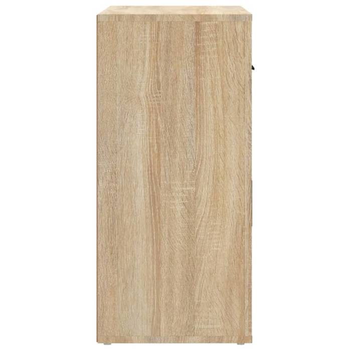 Remise 2026®Enfilade de rangement Beige - Buffet bas - Chêne sonoma - 80x33x70cm - Bois dingénierie 517 1455365