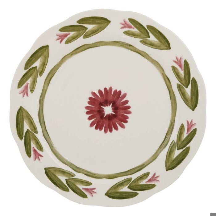 Lot de 6 assiettes plates Mona ronde D.27cm vert - Atmosphera Créateur dintérieur Lot de 6 assiettes plates Mona ronde D.27cm vert - Atmosphera Créateur dintérieur