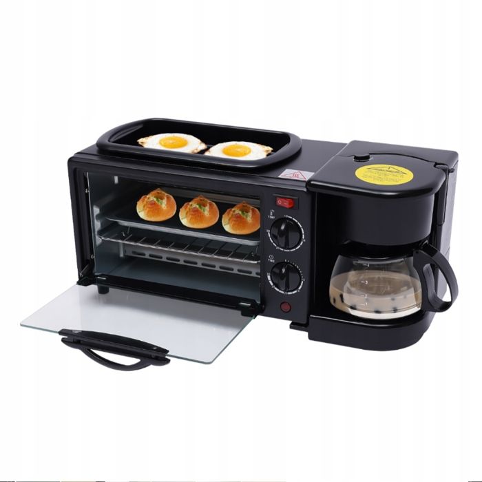 Mini four grill électrique ADM 3 en 1 + cafetière
