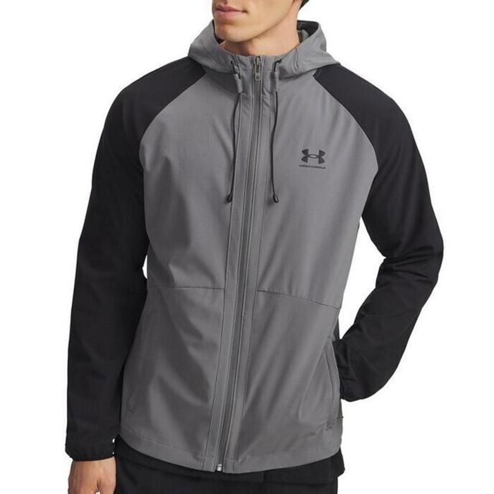 Veste de Pluie Gris/Noir Homme Under Armour Ua Stretch