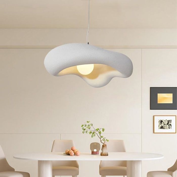 Suspension nuage Wabi-Sabi irrégulière E27 lustre créatif pour salle à manger cuisine
