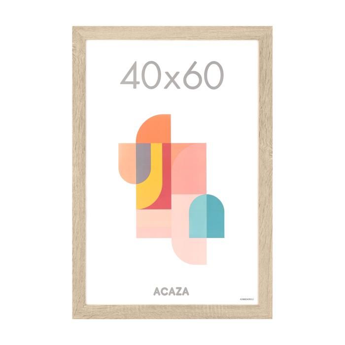 Cadre Photo 40x60 cm Format Portrait ou Paysage pour Affiches, Photos