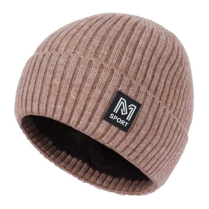 Bonnet D'hiver Tricoté Unisexe - Style Hip-hop Décontracté - Matière Polyester Doux - 11