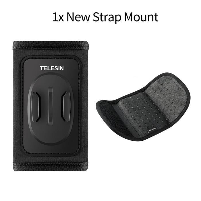 Support De Sac à Dos Pour Caméra D'action - Fixation Sur Bretelle, Compatible GoPro, DJI, Insta360, Etc.