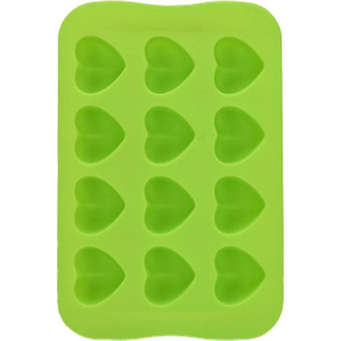 Moule Silicone Coeur Bac À Glaçons Moule En Silicone En Forme De Coeur Cocktail Whisky Coeur Glacé