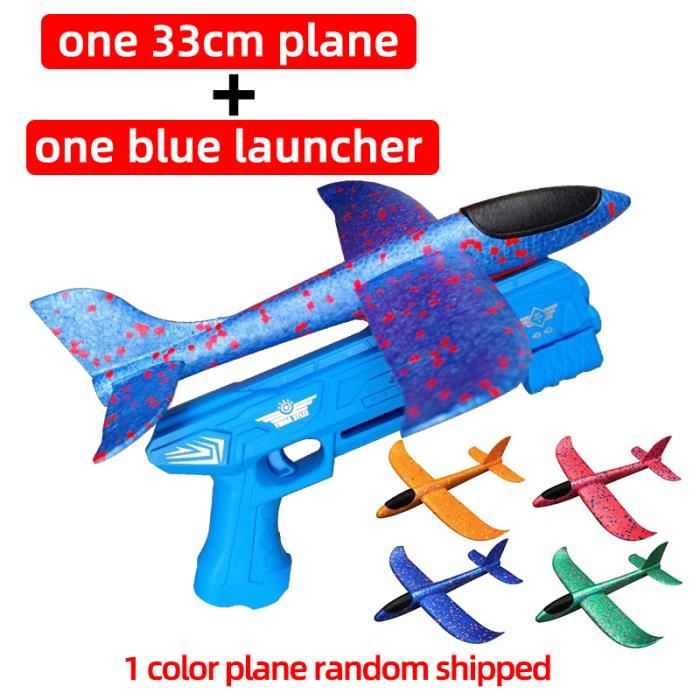 1 avion et lanceur - Lanceur'avion en mousse de grande taille