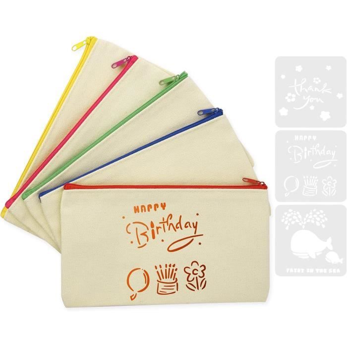 Lot De 12 Trousses Scolaires Transparentes Avec Règle 30 Cm, Compas, Stylos Gel | Fournitures Complètes Pour Examens, étudiants, Géométrie