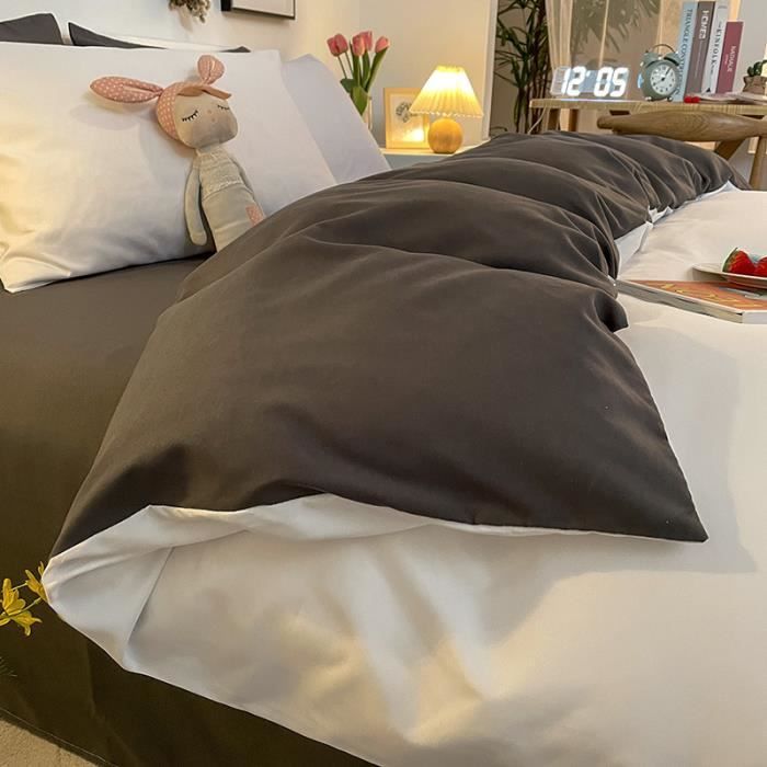 Ensemble de draps de lit Queen Size,couverture nordique,double athlon ...