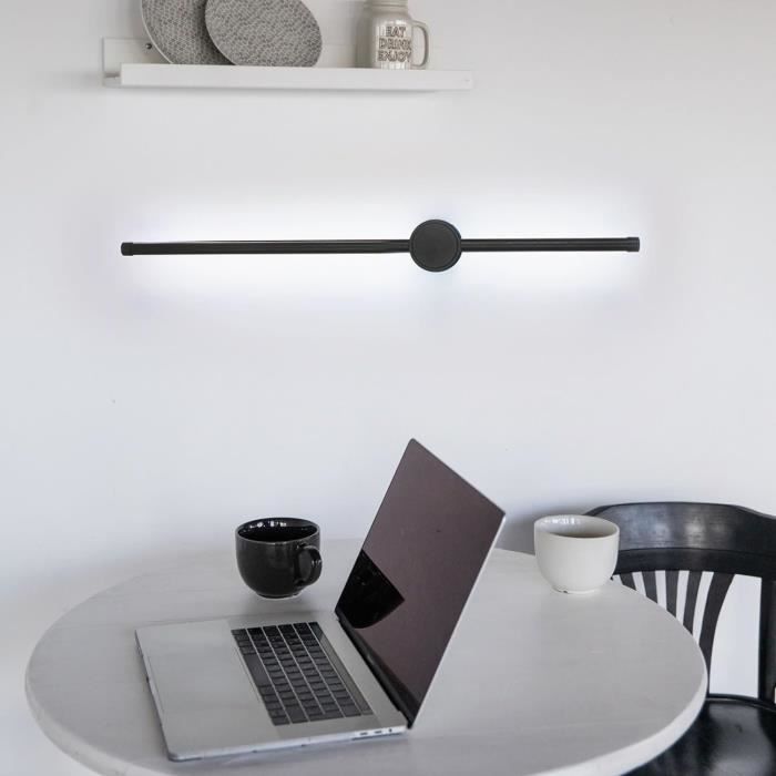 Applique Murale LED Rechargeable AiQInu - Rotative 360° - Télécommande - 3 Couleurs - 2000mAh