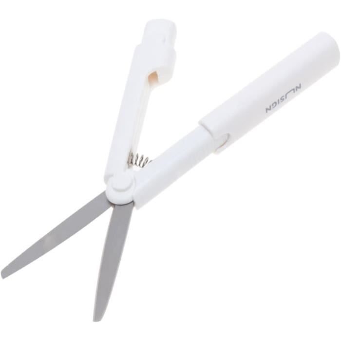 Ciseaux Pliables En Forme De Stylo - Design Portable Et Sûr, Pour Enfants, Bricolage | 114 Mm, Plastique, 5 Couleurs - 4