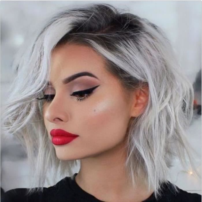 perruque femme couleur