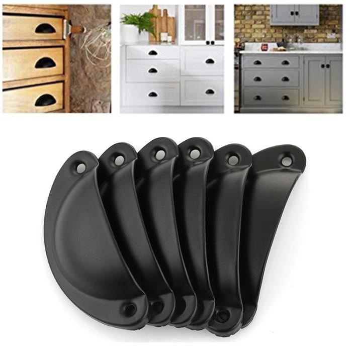 12 Poignee De Coquille Vintage Pour Tiroir Armoire Meuble Cuisine