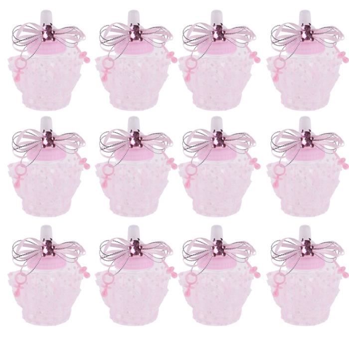 24pcs Boite A Bonbon Frome Bouteille Biberon Tissu Gaze Strass Ours Decor Pour Anniversaire Bebe Rose Achat Vente Boite A Dragees Soldes Sur Cdiscount Des Le Janvier Cdiscount
