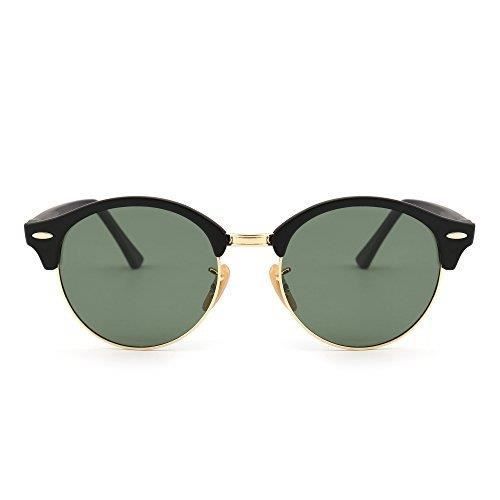 polarized clubmaster style sunglasses