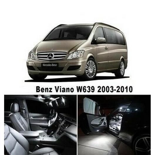 Mercedes Viano W639 Pack LED ampoules éclairage intérieur Blanc 6000K