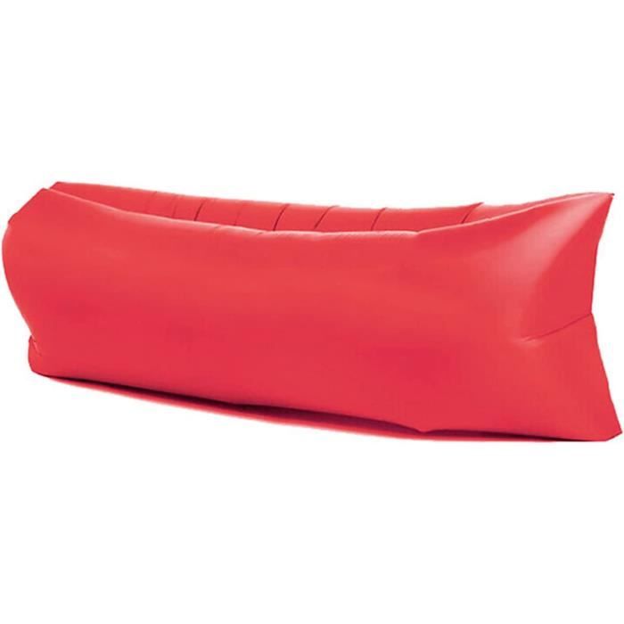 SeatZac Canapé Gonflable Sans Pompe – Tissu Parachute Résistant, Léger 750g – Sac De Transport Inclus