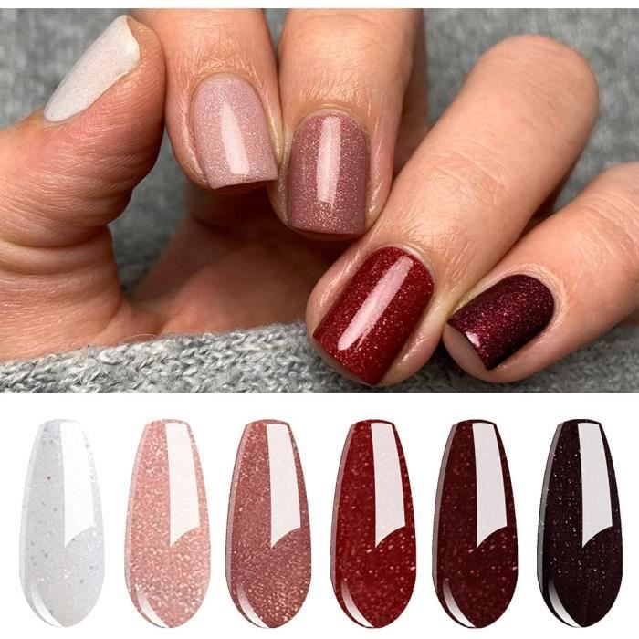Lot De 3 Vernis Semi-permanents Gelpolish - 15 Ml - Multicolore - Neufs