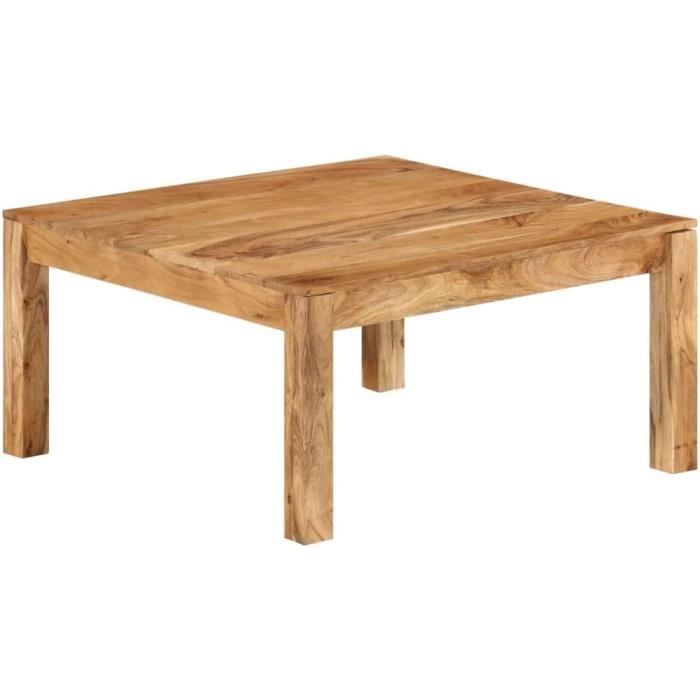 Table d'appoint 35x35x55 cm Bois massif d'acacia - Table Basse - Table