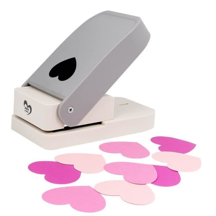 Perforatrice A Forma Di Fiocco Di Neve - Per Gomma Eva, Plastica E Cartone (3.8 Cm, Rosso)