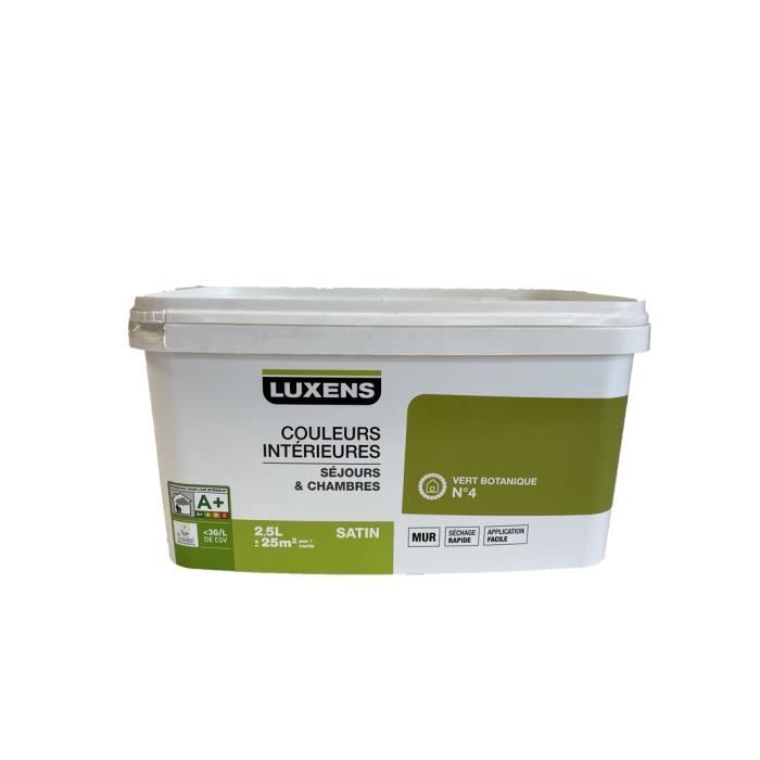 Peinture D Interieur Luxens Vert Botanique N 4 2 5l Cdiscount Bricolage