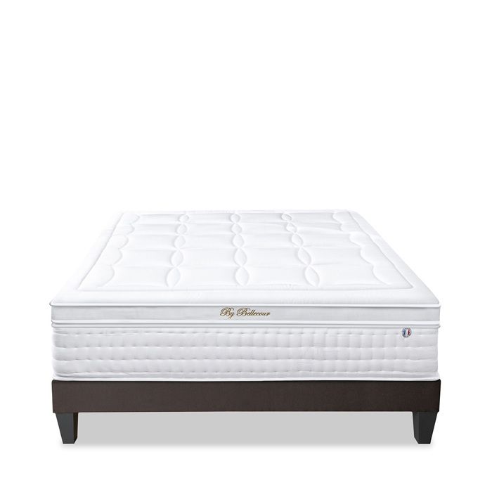 Ensemble Empereur 140x190 cm Matelas Mousse + Sommier Bois