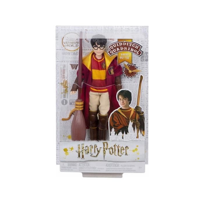 Harry Potter En Uniforme Quidditch Et Avec Son Balai Nimbus 27 Cm - Figurine  - Mattel - Poupee Collector - Cdiscount Jeux - Jouets