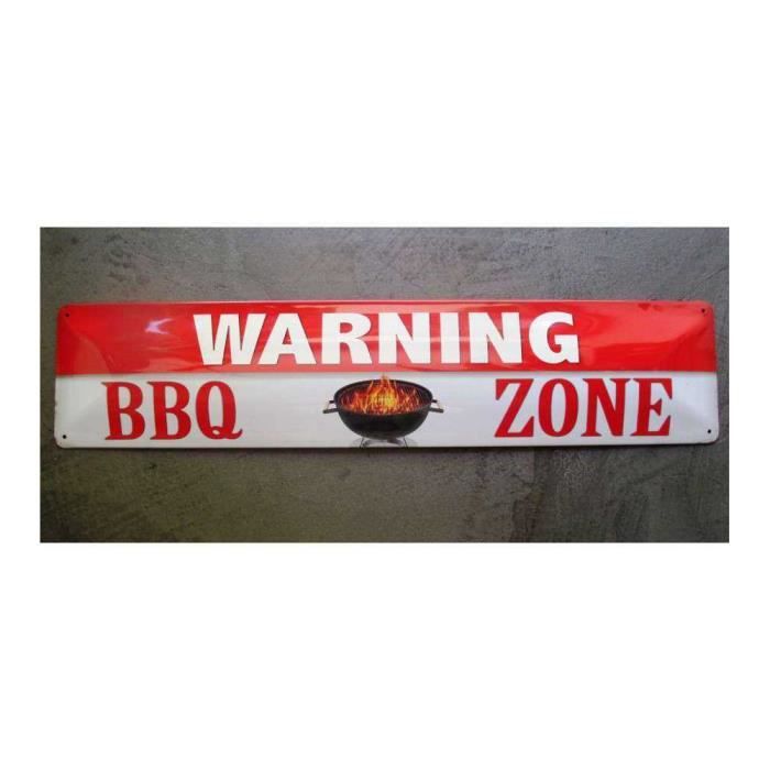 Plaque Décorative En Tôle 832 Pour Barbecue 20 X 30 Cm