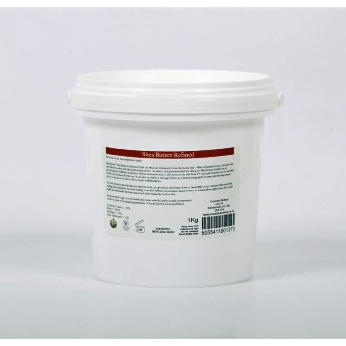 Beurre De Karité Pur Non Raffiné - 100% Naturel, 500g, Origine Côte D'Ivoire