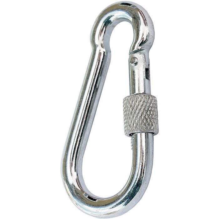 Mousquetons Acier Inox V4A EXS - Taille 5x50 à 11x120 Mm, Fermeture à Vis, Pour Pompiers
