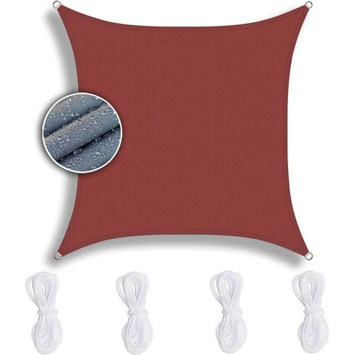 Voile D'ombrage Imperméable Carré 3x3m Protection Rayons UV Pour Exterieur Terrasse Patio Jardin Gris 87669183
