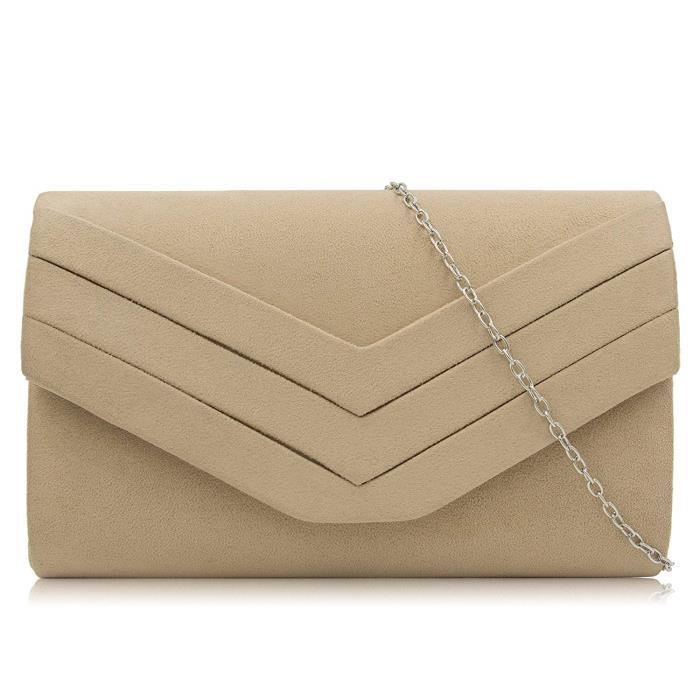 pochette en daim