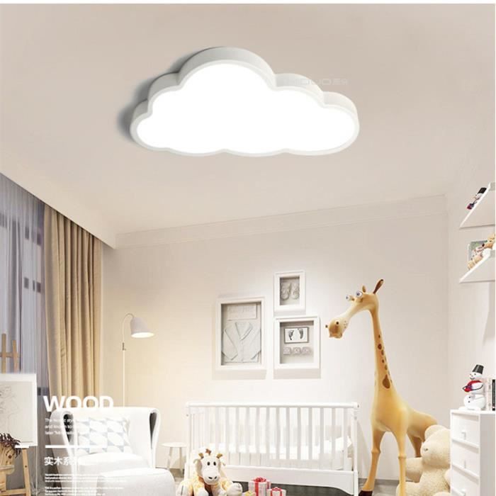 Plafonnier Led Chambre Enfant 48w Nuage Lampe De Plafond Led Moderne Lampe Plafond Eclairage Maison Pour Salon Cuisine Chambre Blanc