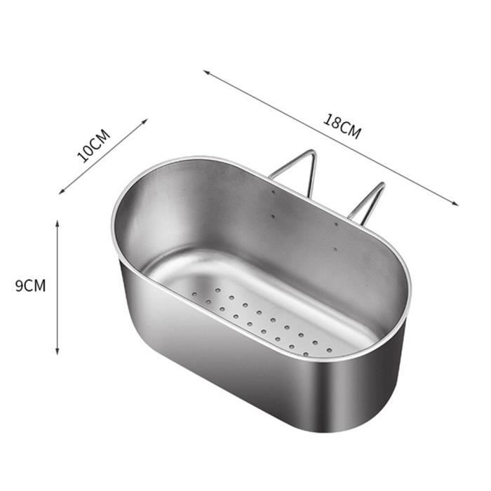 Passoire & Friteuse 23 cm poigné amovible Acier inoxydable Égouttoir