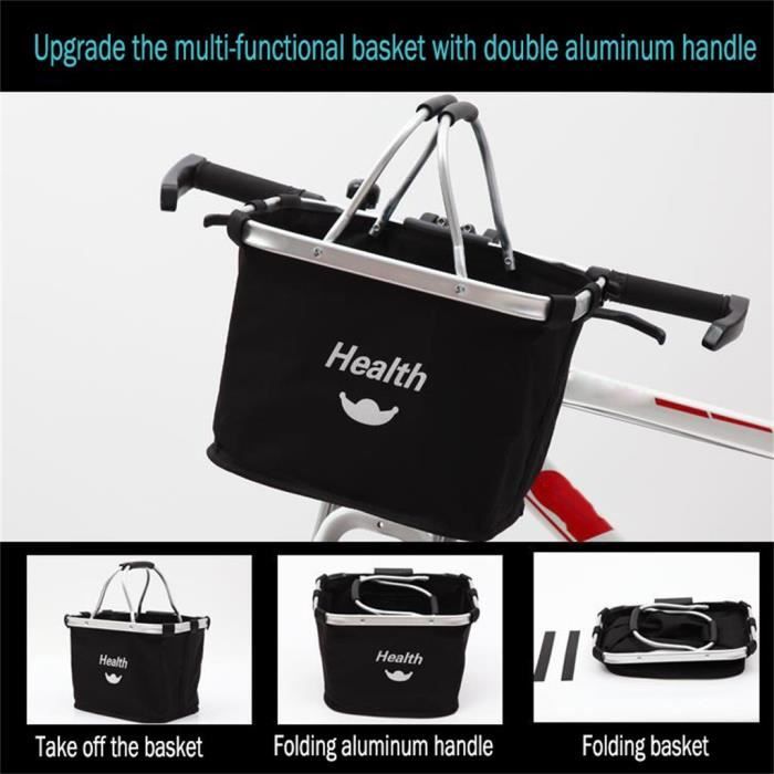 Panier Vélo Pliable - Pour Animaux, Courses Ou Camping - Polyvalent Et Solide