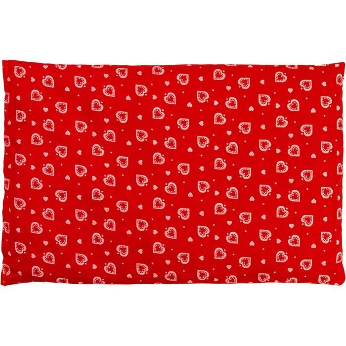 Coussin Coton : Coussin Coeur Rose Poudré | Mon Lit Cabane