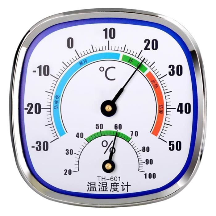 Mini Rond Mur Suspendu Thermomètre Analogique Hygromètre Température  Humidité Mètre Haute Qualité