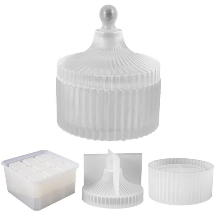 Boîte En Résine Moule 2 Pièces Bijou Boites En Résine Hexagonal Résine