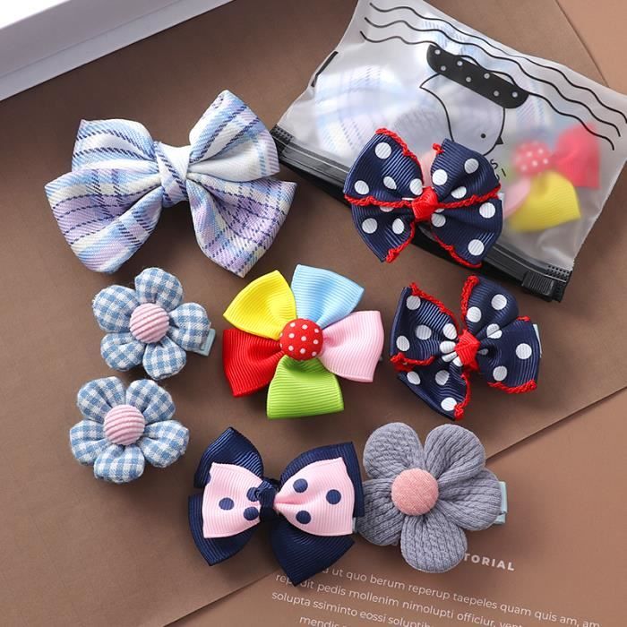 40 Pinces à Cheveux Animaux De Dessin Animé Mignonnes - Accessoires Coiffure Pour Filles Enfants
