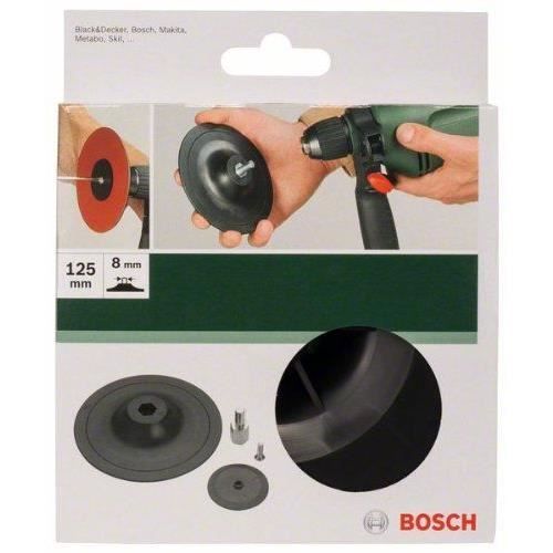 Bosch Plateau de ponçage 125 mm pour perceuses fixation de 'abrasif par vis - vue 2