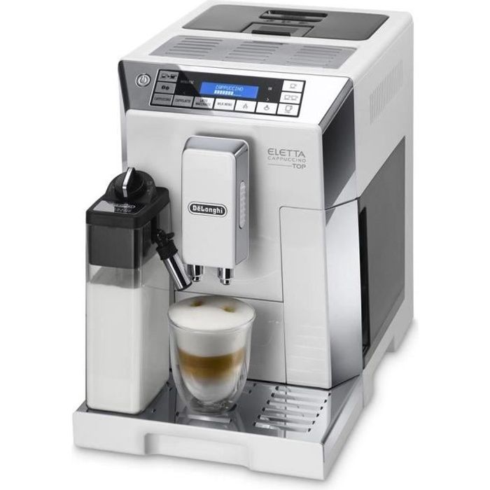 Machine expresso automatique - DELONGHI - ECAM 45.760 W - Inox - 15 bar - 2L - 1450W - Delonghi
