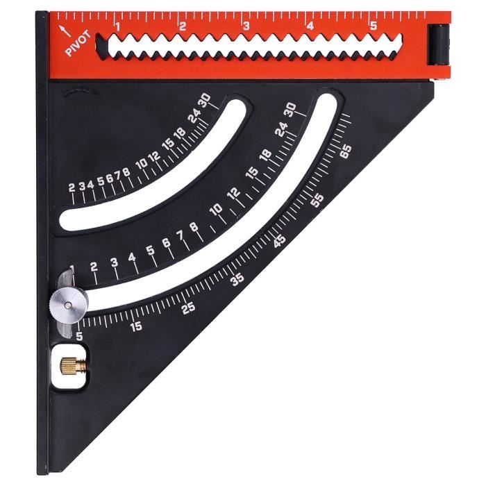 Règle De Mesure Multi-angle 3D, Rapporteur 45/90, Règle De