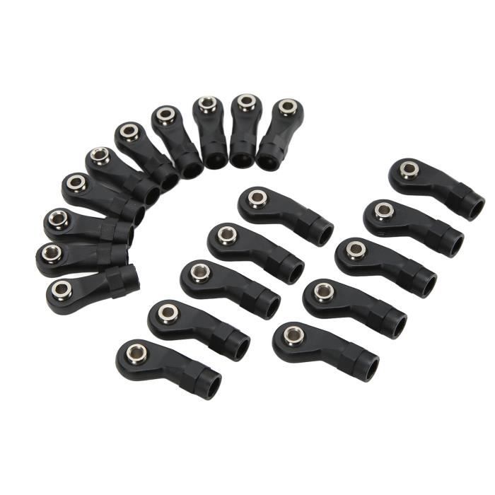 60 Pièces M3 Joint à Rotule Lien Barre Tige Joints Tête de