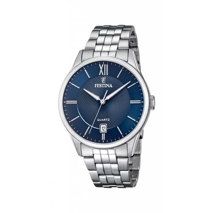 Montre Homme - FESTINA - F20425/2 - Bracelet Acier Inoxydable - Gris - Quartz - Analogique