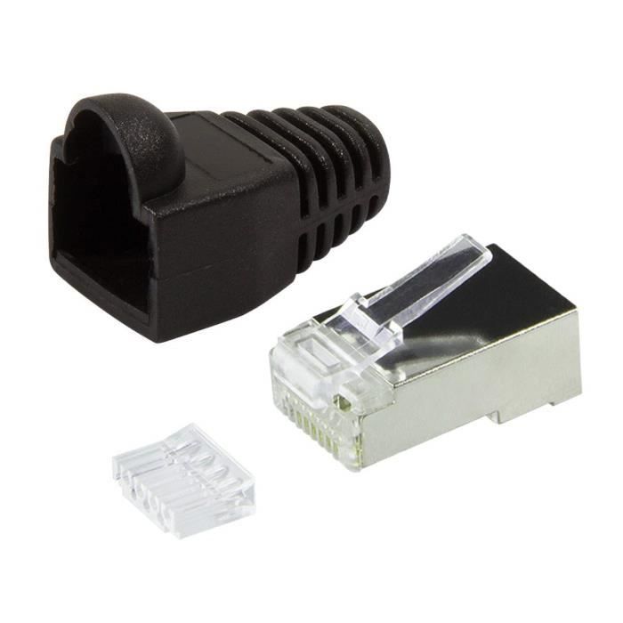 Fiches Modulaires Faconet Pour C bles RJ45 Cat 5e 6 EIA TIA 568A B fiches-modulaires-faconet-pour-c-bles-rj45-cat-5e-6-eia-tia-568a-b