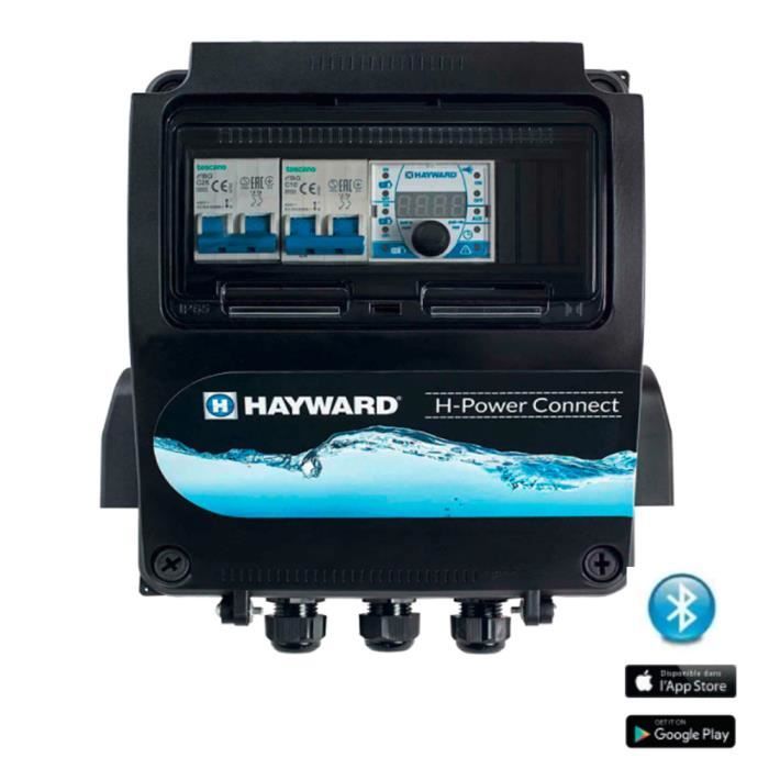Coffret électrique - HAYWARD - Contrôle filtration et projecteurs Bluetooth - Auto calibration pompe