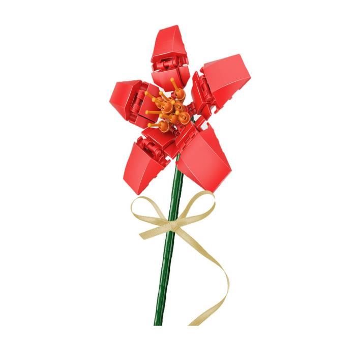 Kit de Construction de Fleurs orchidee en Briques Blocs de Construction Plantes botanical orchidée Bouquet de Fleurs Ensemble fleur orchidée Botanique pour la Maison Cadeau pour Filles et Adultes 832p