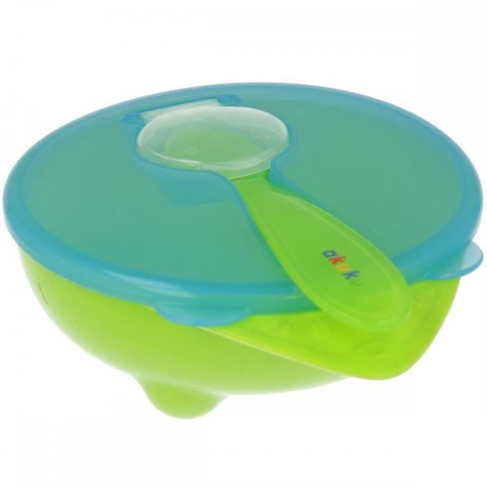 Lot De 1 Bol Pour Bebe Avec Cuillere Et Couvercle Cdiscount Puericulture Eveil Bebe