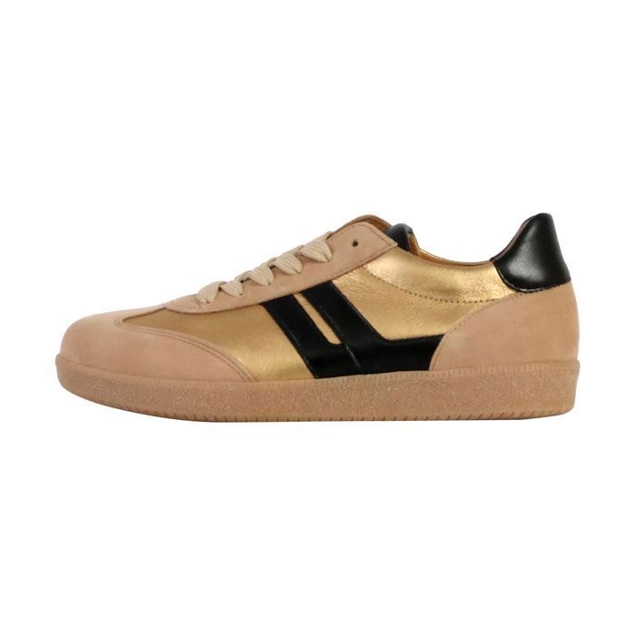 Basket Cuir Gabor Samtch - Caramel-Or-Noir Basket Cuir Gabor Samtch - Caramel-Or-Noir